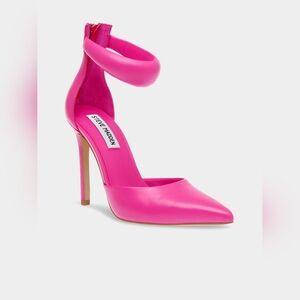 NEW Steve Madden Ele Ankle Strap Pump in Hot Pink Size 7 M